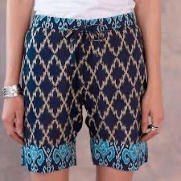 Sundance Cotton Pacifica Drawstring Bermuda Shorts Lightweight Small New - Picture 11 of 11